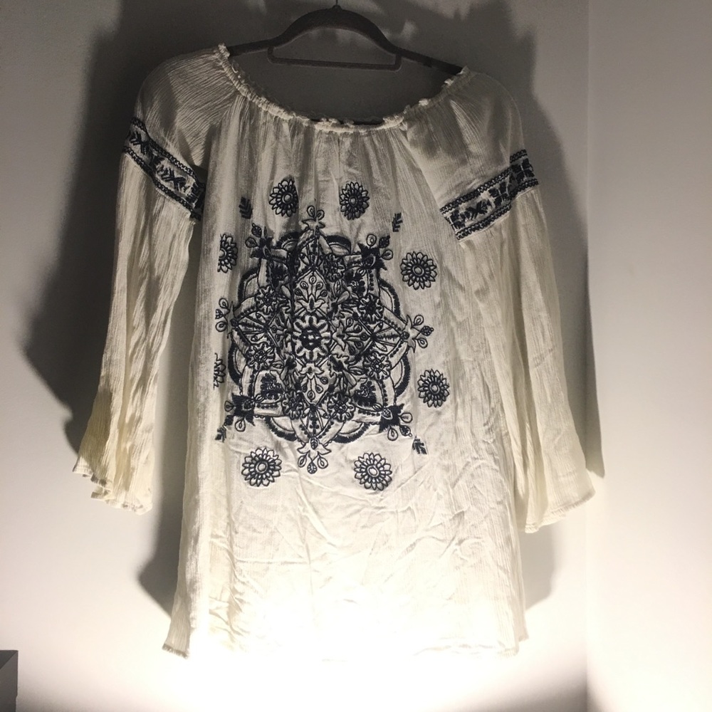 Coco + Jaimeson off the shoulder dress